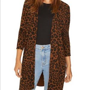 Sanctuary Lenox Leopard Print Cardigan